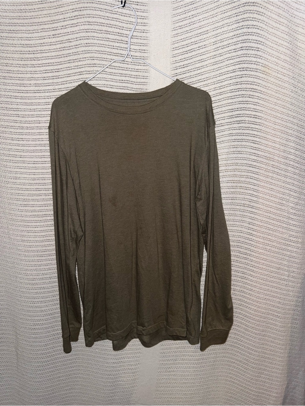 Faded Glory Olive Green Long Sleeve Tee